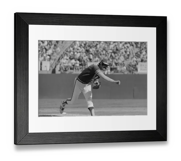 Framed Print : Rollie Fingers Pitching Framed Print : Rollie Fingers Pitching
