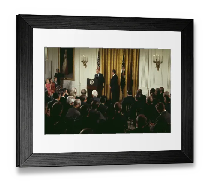 Framed Print : Gerald Ford Becomes Vice President Framed Print : Gerald Ford Becomes Vice President