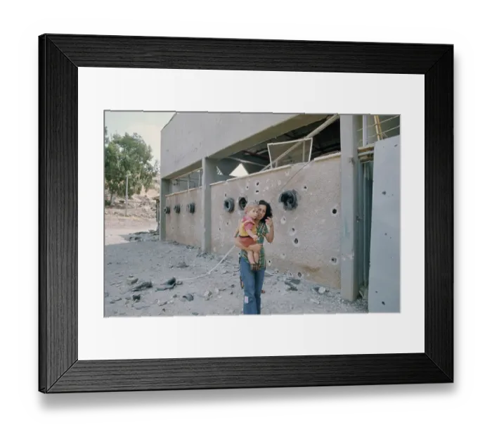 Framed Print : Ruins From Conflict Near Israeli-Syrian Border Framed Print : Ruins From Conflict Near Israeli-Syrian Border
