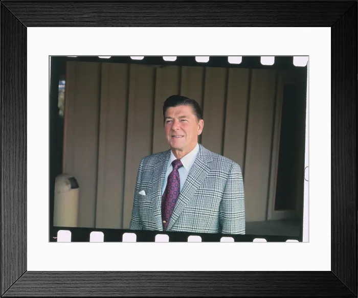 Framed Print : Portrait of Ronald Reagan Framed Print : Portrait of Ronald Reagan