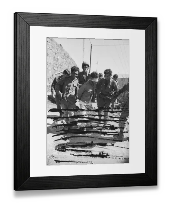 Framed Print : Israeli Soldiers Bring In Syrian Prisoner Framed Print : Israeli Soldiers Bring In Syrian Prisoner