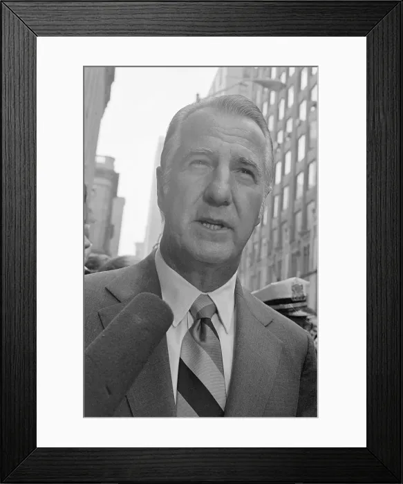Framed Print : Spiro T. Agnew Framed Print : Spiro T. Agnew