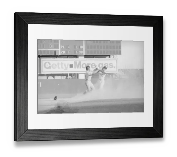 Framed Print : Pete Rose and Bub Harrelson Starting a Fight Framed Print : Pete Rose and Bub Harrelson Starting a Fight