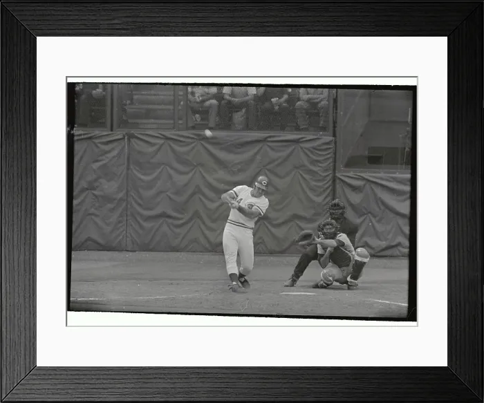 Framed Print : Pete rose Hitting Homer Framed Print : Pete rose Hitting Homer