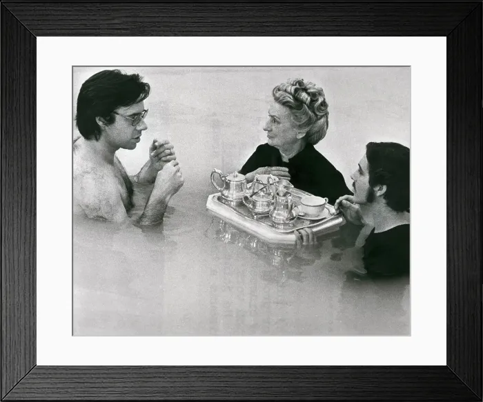 Framed Print : Peter Bogdanovich Talking to Actors Framed Print : Peter Bogdanovich Talking to Actors