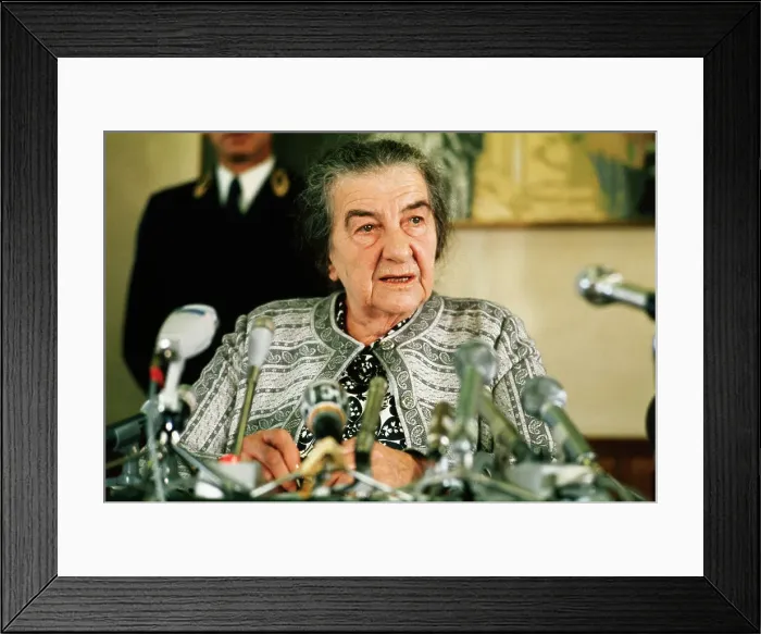 Framed Print : Portrait of Golda Meir Framed Print : Portrait of Golda Meir