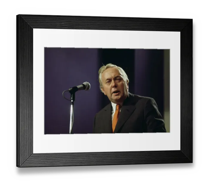 Framed Print : Harold Wilson At Labour Party Conference Framed Print : Harold Wilson At Labour Party Conference