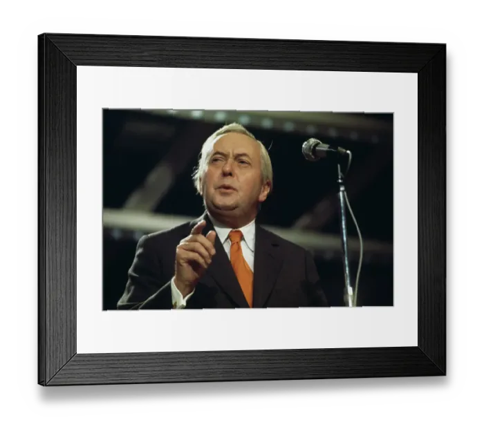 Framed Print : Harold Wilson At Labour Party Conference Framed Print : Harold Wilson At Labour Party Conference