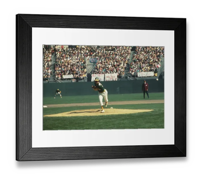Framed Print : Baseball Player Ken Holtzman Framed Print : Baseball Player Ken Holtzman