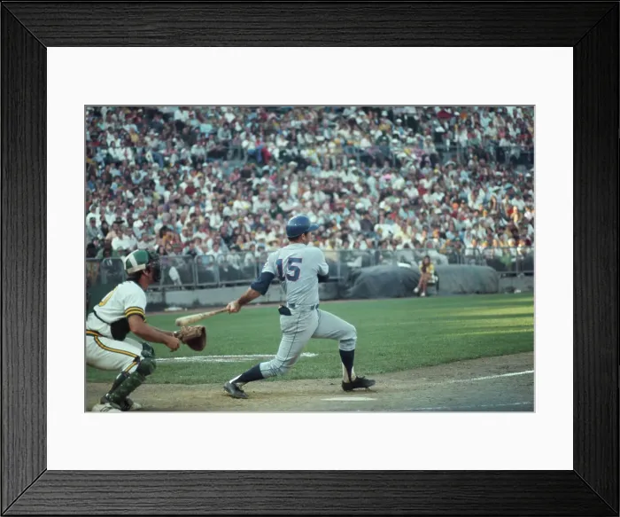Framed Print : 1973 World Series - Oakland Athletics V New York Mets Framed Print : 1973 World Series - Oakland Athletics V New York Mets