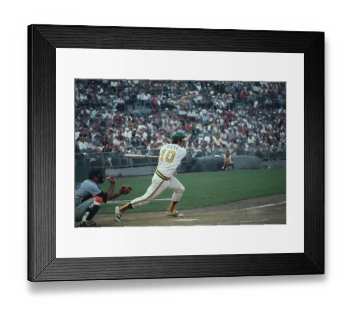 Framed Print : 1973 World Series - Oakland Athletics V New York Mets Framed Print : 1973 World Series - Oakland Athletics V New York Mets