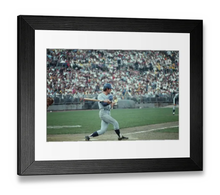 Framed Print : 1973 World Series - Oakland Athletics V New York Mets Framed Print : 1973 World Series - Oakland Athletics V New York Mets
