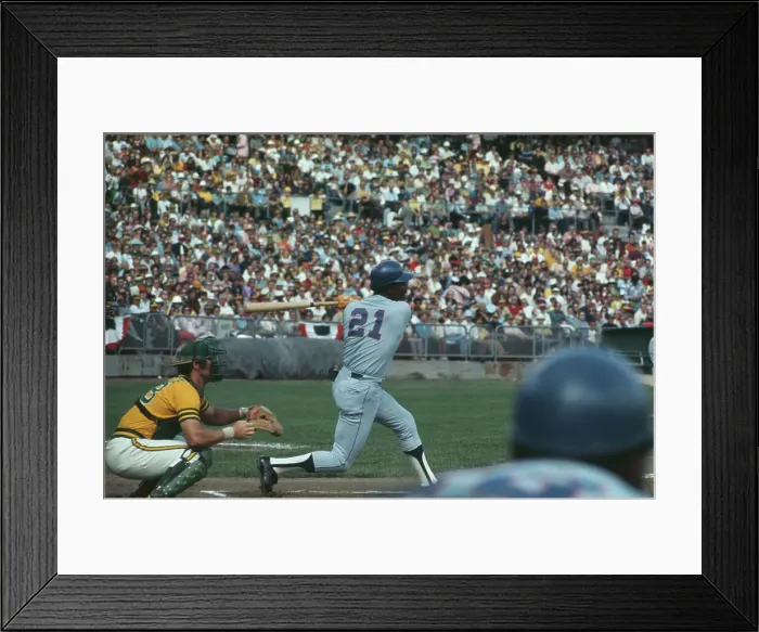 Framed Print : 1973 World Series - Oakland Athletics V New York Mets Framed Print : 1973 World Series - Oakland Athletics V New York Mets