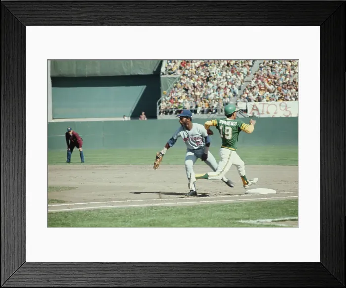 Framed Print : 1973 World Series - Oakland Athletics V New York Mets Framed Print : 1973 World Series - Oakland Athletics V New York Mets