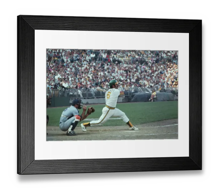 Framed Print : 1973 World Series - Oakland Athletics V New York Mets Framed Print : 1973 World Series - Oakland Athletics V New York Mets