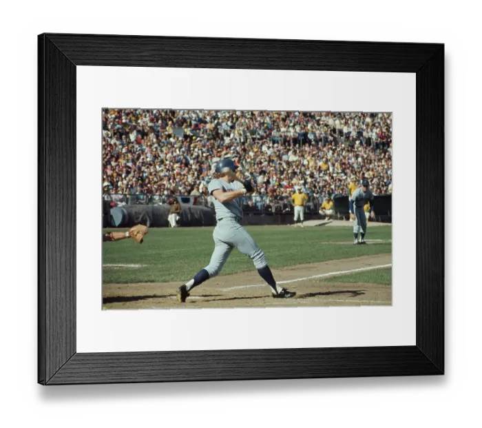Framed Print : 1973 World Series - Oakland Athletics V New York Mets Framed Print : 1973 World Series - Oakland Athletics V New York Mets
