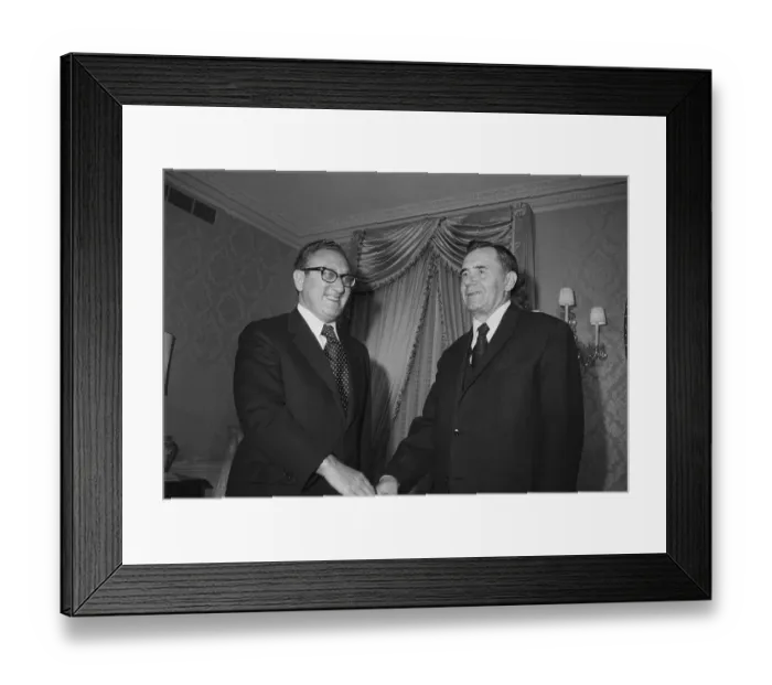 Framed Print : Kissinger And Gromyko Framed Print : Kissinger And Gromyko