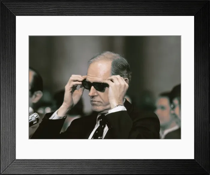 Framed Print : Howard Hunt Wearing Sunglasses Framed Print : Howard Hunt Wearing Sunglasses