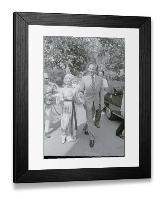Framed Print : Eva Gabor and Fifth Husband Framed Print : Eva Gabor and Fifth Husband