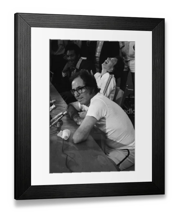 Framed Print : Billie Jean King Rolls With Laughter