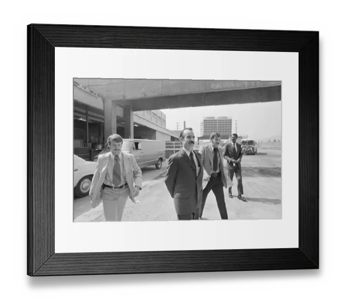 Framed Print : G. Gordon Liddy Being Led Away Framed Print : G. Gordon Liddy Being Led Away