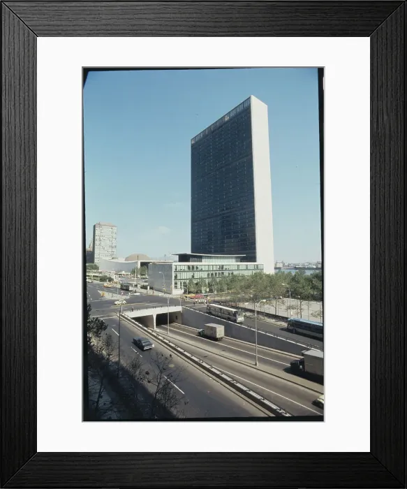 Framed Print : United Nations in New York Framed Print : United Nations in New York