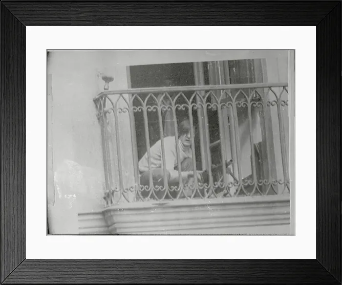 Framed Print : Government Guard Crouching for Cover Framed Print : Government Guard Crouching for Cover