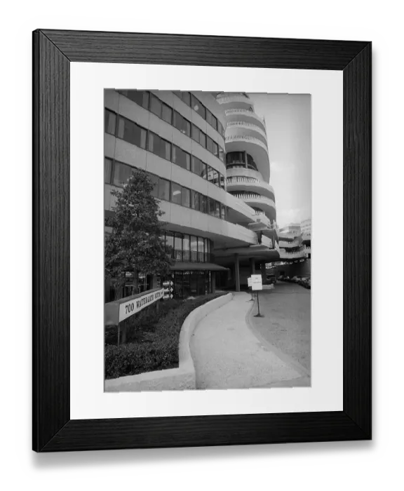 Framed Print : Exterior Shot of Watergate Complex Framed Print : Exterior Shot of Watergate Complex