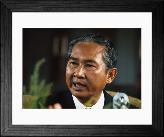 Framed Print : President Lon Nol Framed Print : President Lon Nol