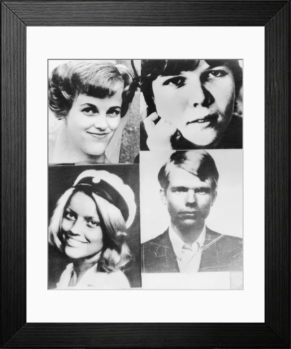 Framed Print : Portraits of Four Hostages Framed Print : Portraits of Four Hostages
