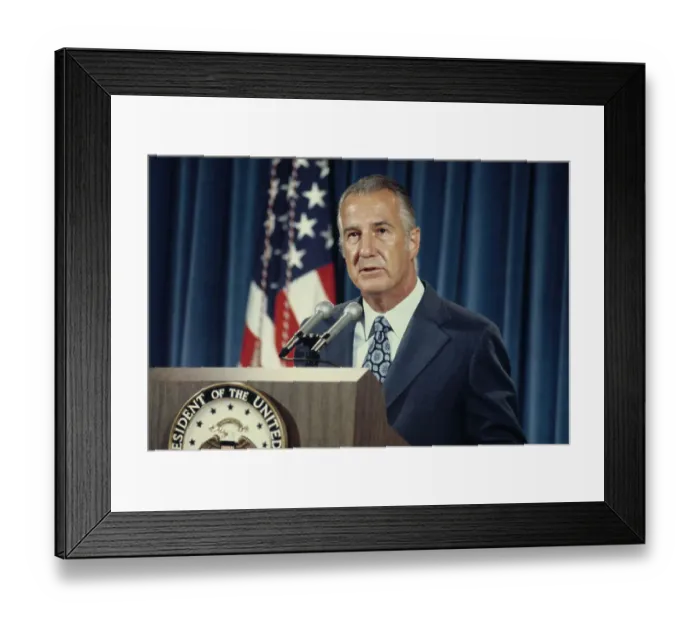 Framed Print : Spiro Agnew, Vice President Framed Print : Spiro Agnew, Vice President