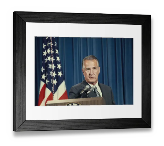 Framed Print : Spiro Agnew, Vice President Framed Print : Spiro Agnew, Vice President