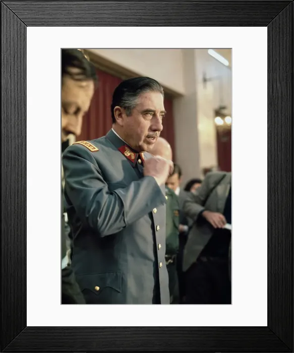 Framed Print : Portrait of General Augusto Pinochet Framed Print : Portrait of General Augusto Pinochet