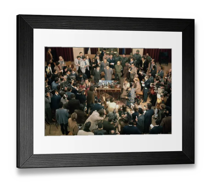 Framed Print : Portrait of General Augusto Pinochet Framed Print : Portrait of General Augusto Pinochet