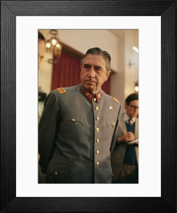 Framed Print : Portrait of General Augusto Pinochet