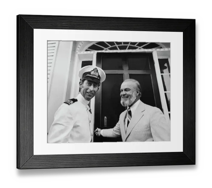 Framed Print : Prince Charles in Portsmouth, New Hampshire Framed Print : Prince Charles in Portsmouth, New Hampshire