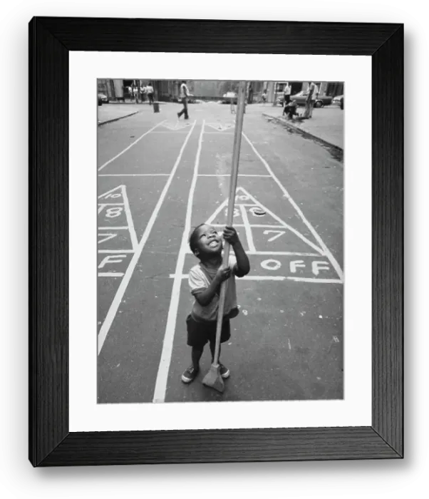 Framed Print : Shuffleboard In Harlem Framed Print : Shuffleboard In Harlem