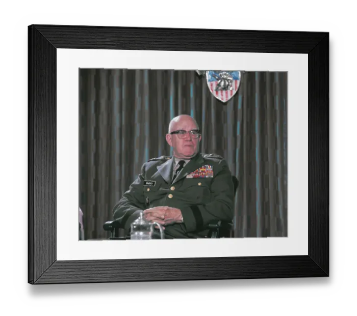 Framed Print : General Omar NO. Bradley Framed Print : General Omar NO. Bradley