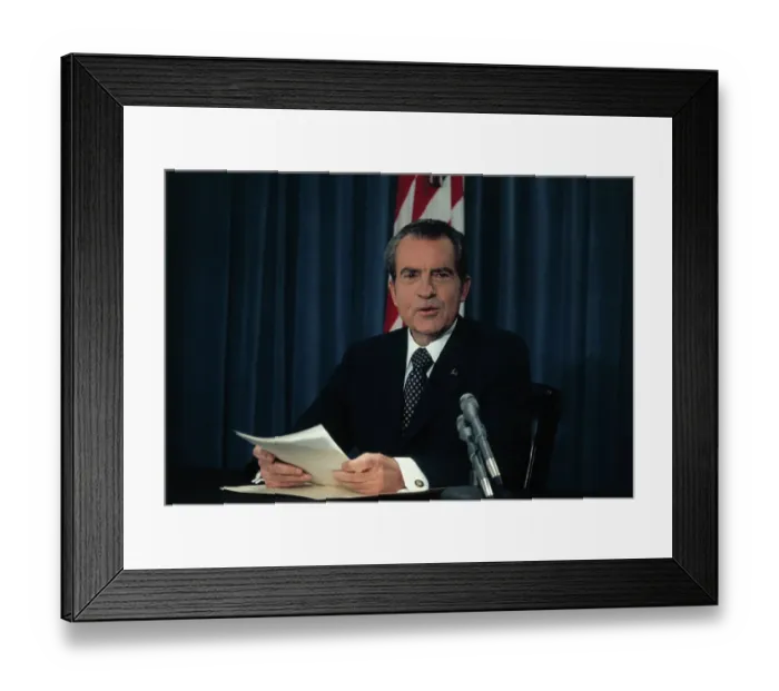 Framed Print : President Richard Nixon Framed Print : President Richard Nixon