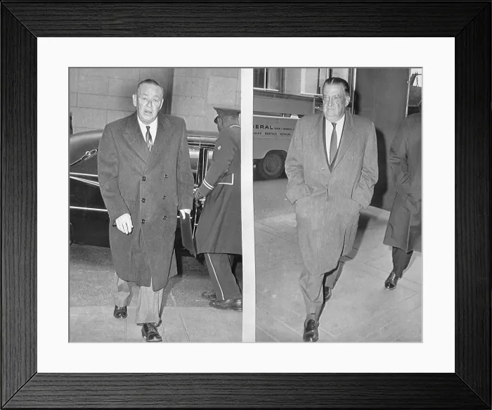 Framed Print : Walter O'Malley and Phil Wrigley Framed Print : Walter O'Malley and Phil Wrigley
