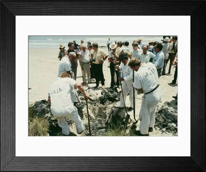 Framed Print : Inmates Digging at Crime Scene Framed Print : Inmates Digging at Crime Scene