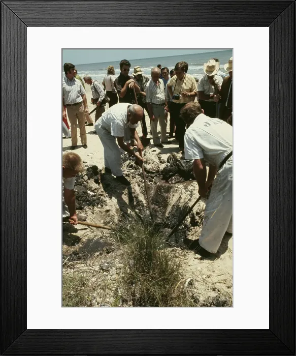Framed Print : Inmates Digging at Crime Scene Framed Print : Inmates Digging at Crime Scene