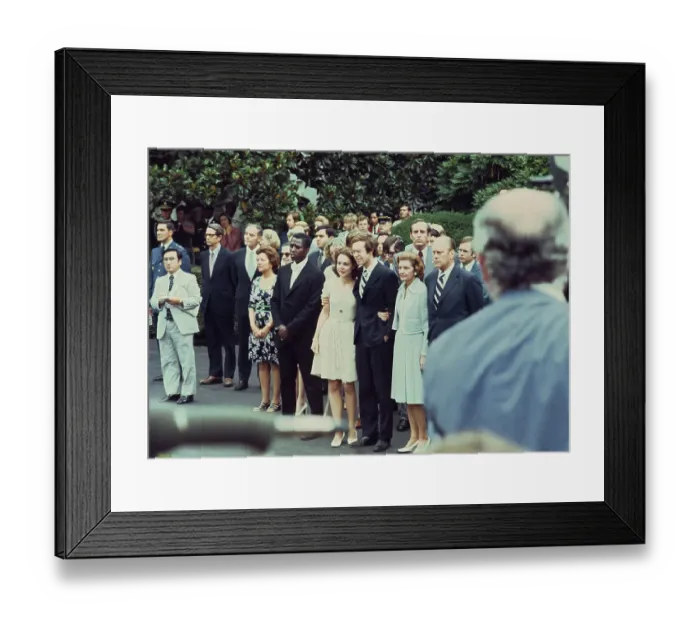Framed Print : Nixon Leaving White House Framed Print : Nixon Leaving White House