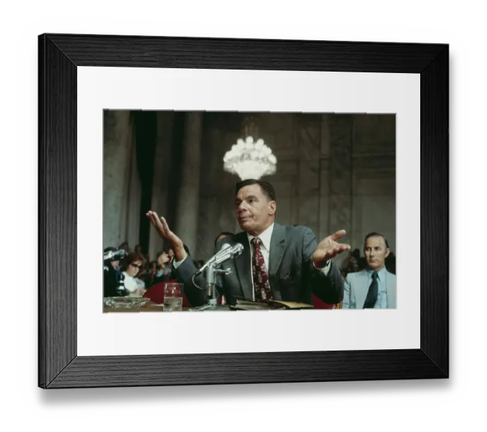 Framed Print : Henry Petersen Testifies to Congress Framed Print : Henry Petersen Testifies to Congress