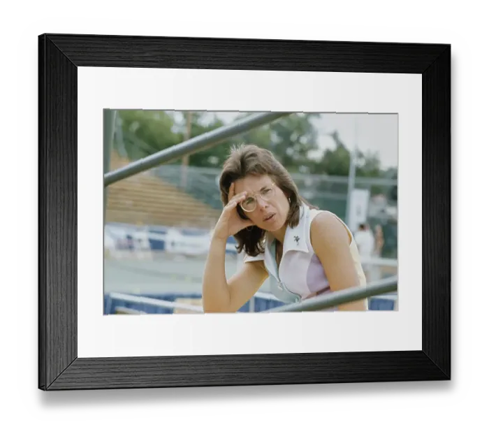 Framed Print : Tennis Player Billie Jean King Framed Print : Tennis Player Billie Jean King