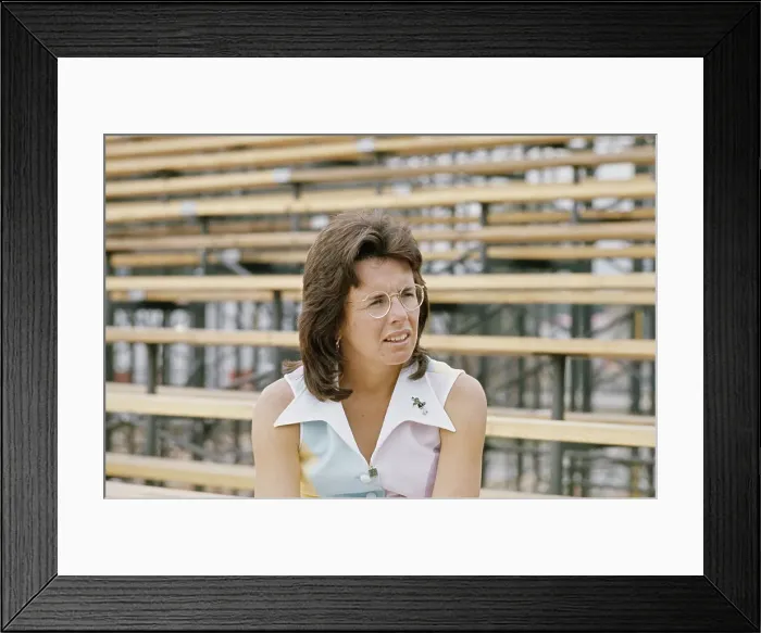 Framed Print : Tennis Player Billie Jean King Framed Print : Tennis Player Billie Jean King