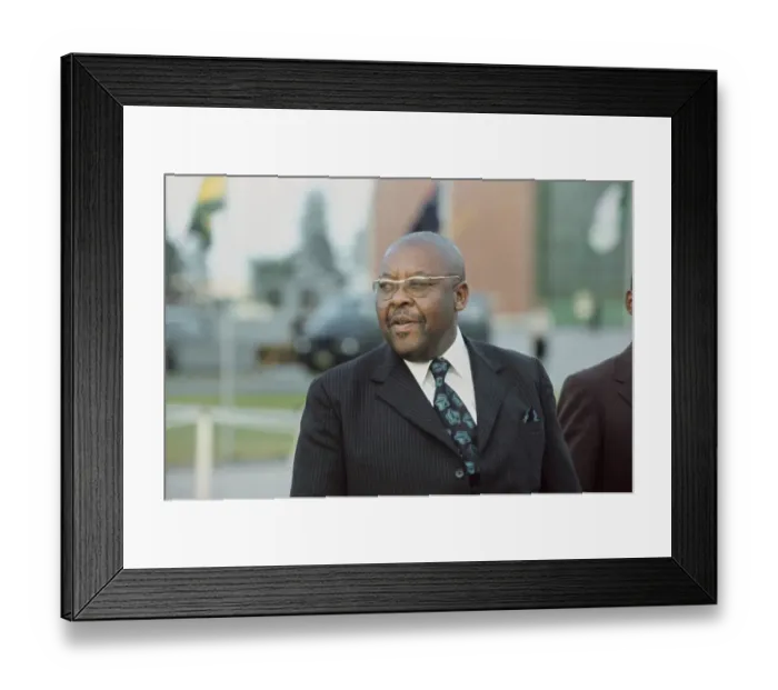 Framed Print : Leabua Jonathan Framed Print : Leabua Jonathan