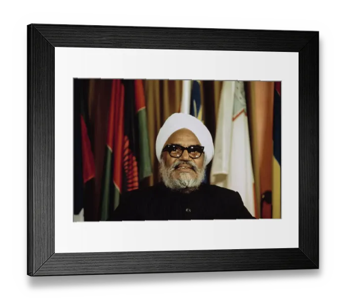 Framed Print : Sardar Swaren Singh Framed Print : Sardar Swaren Singh