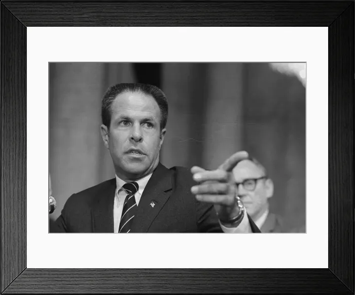 Framed Print : H.R. Haldeman Testifying Framed Print : H.R. Haldeman Testifying
