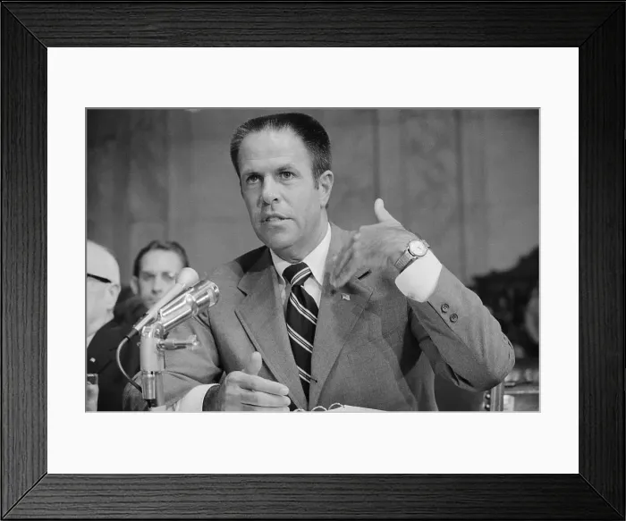 Framed Print : Portrait of HR Haldeman